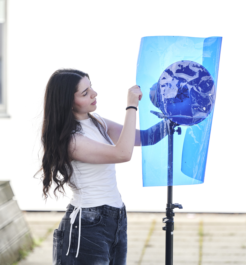 Mediedesign, elev ved filmlampe