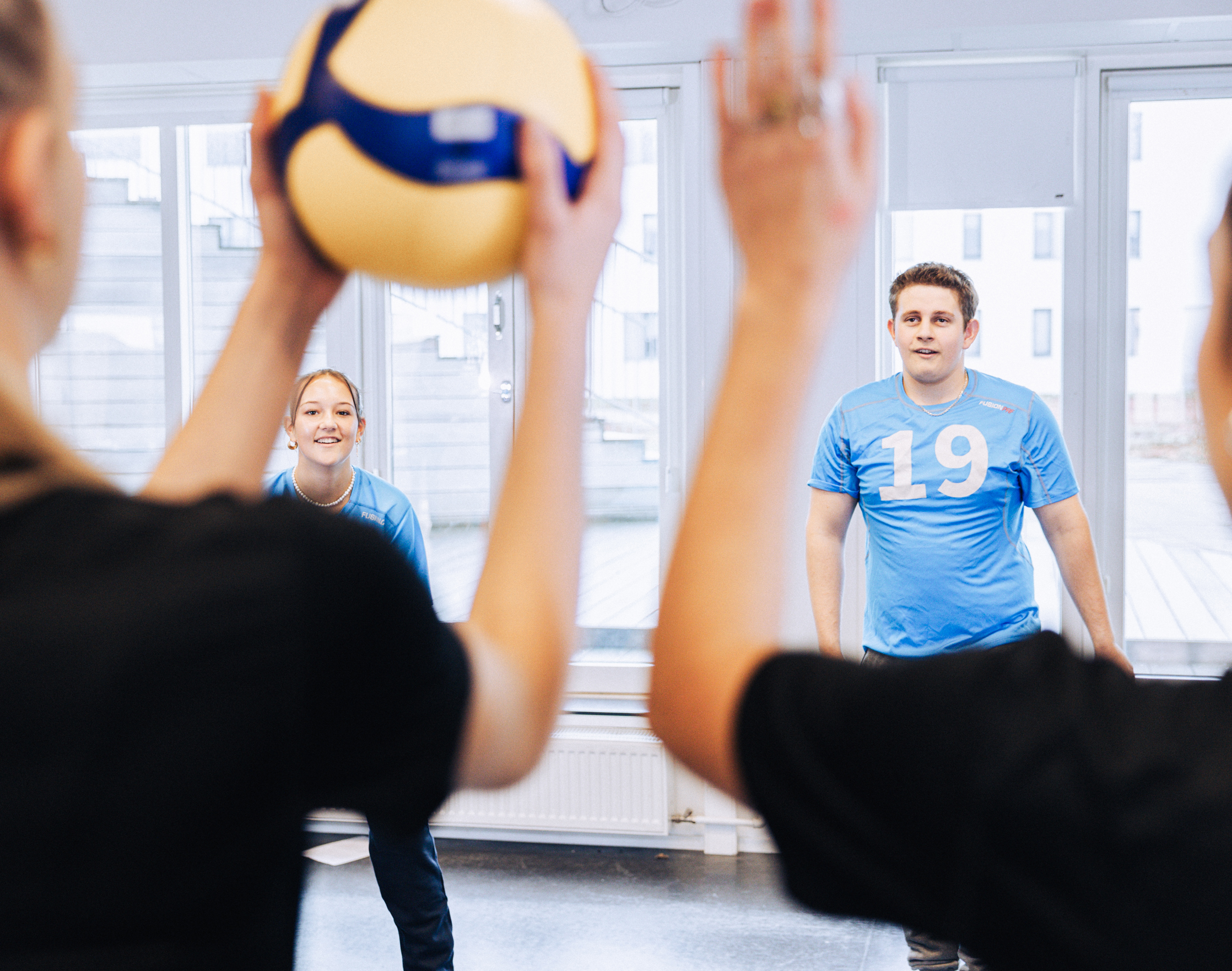 Beredskabslinjen, elever træner